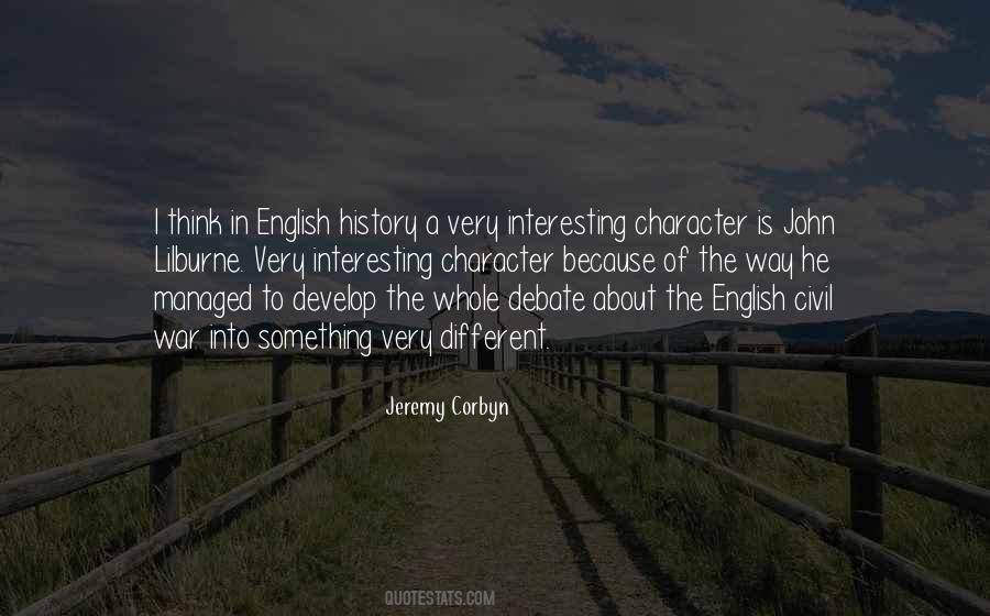 Quotes About English History #1180922