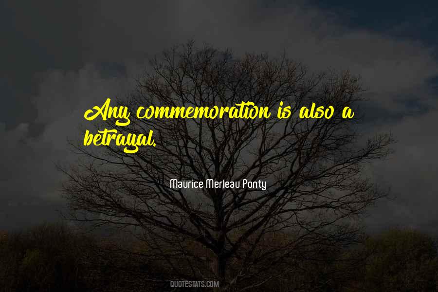 Quotes About Commemoration #1283288