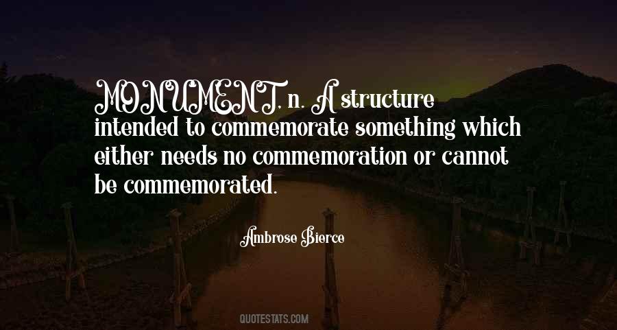 Quotes About Commemoration #451833