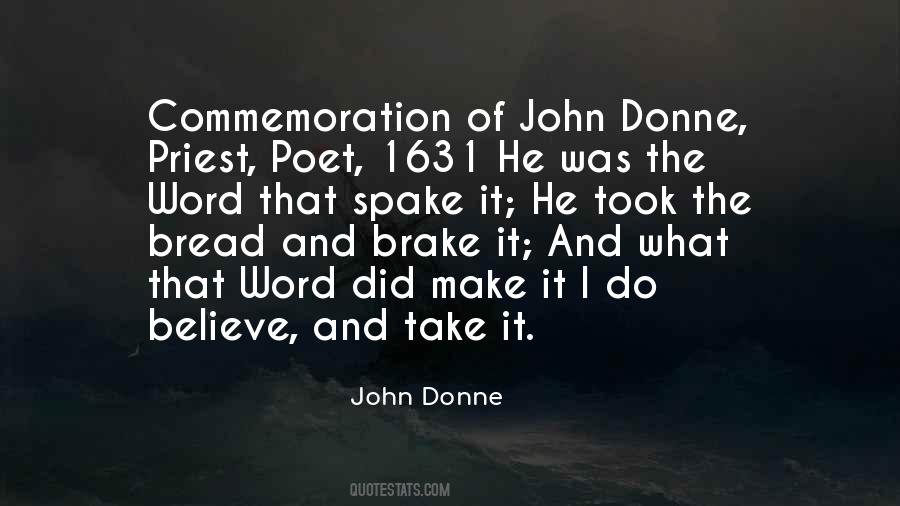 Quotes About Commemoration #876421