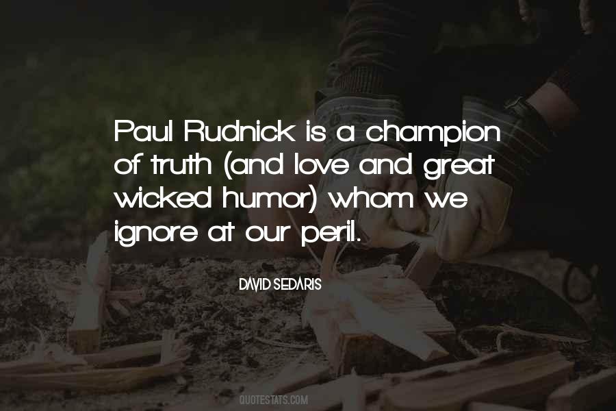 Rudnick Quotes #736724