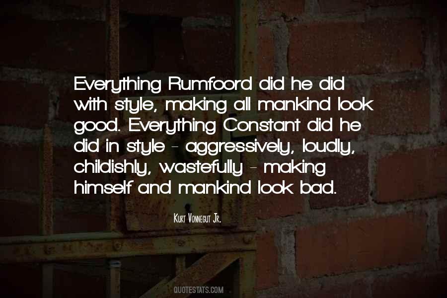 Rumfoord's Quotes #1069992