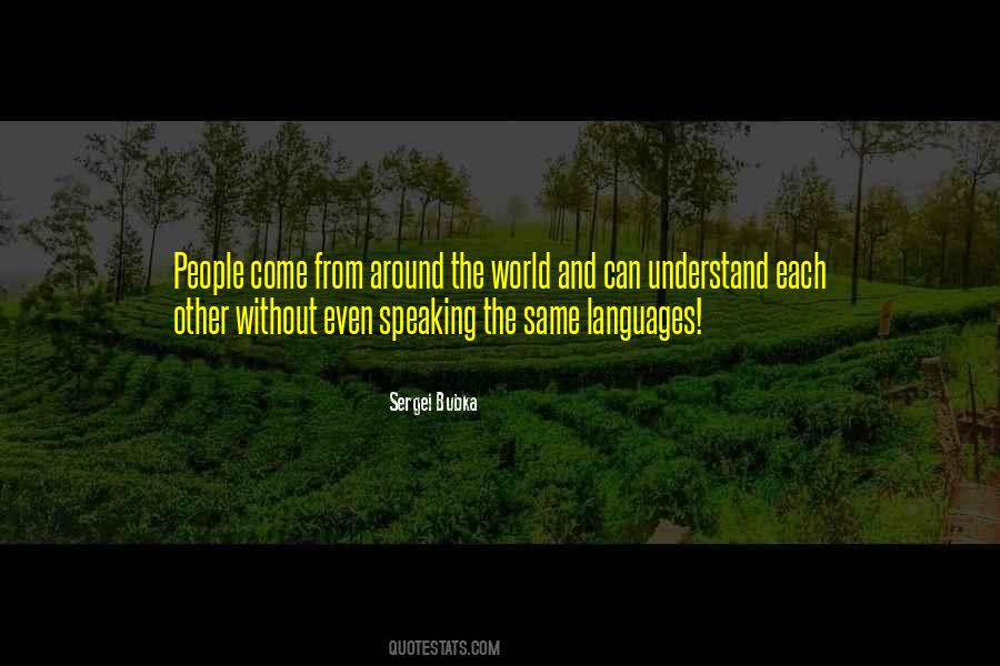 Quotes About World Languages #328505