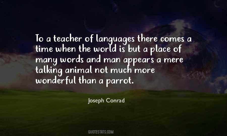 Quotes About World Languages #485252
