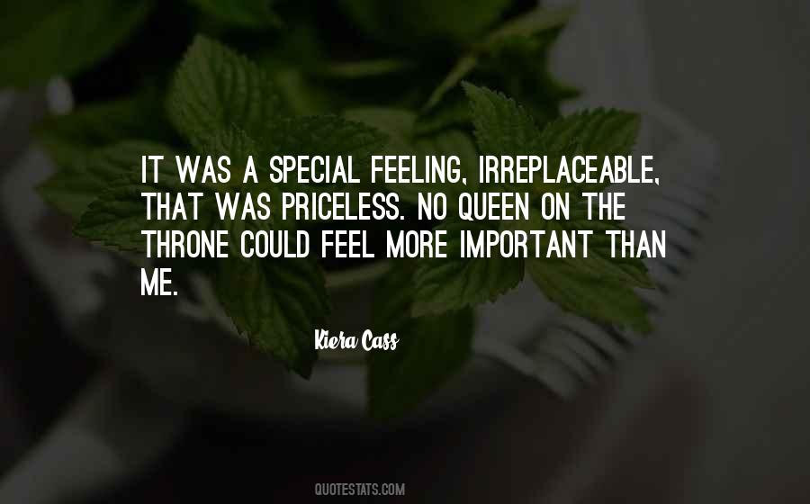 Quotes About Irreplaceable #711401