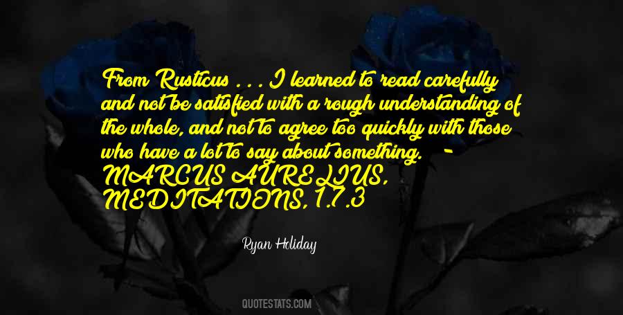 Rusticus Quotes #740025