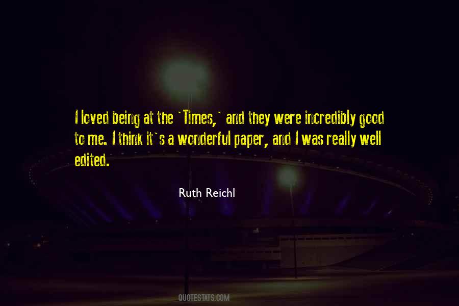 Ruth's Quotes #406298