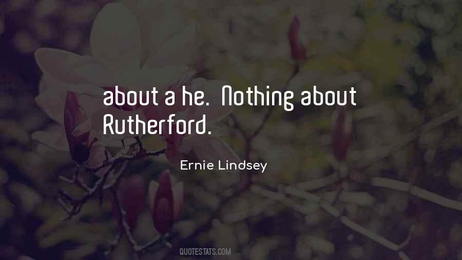 Rutherford's Quotes #308340