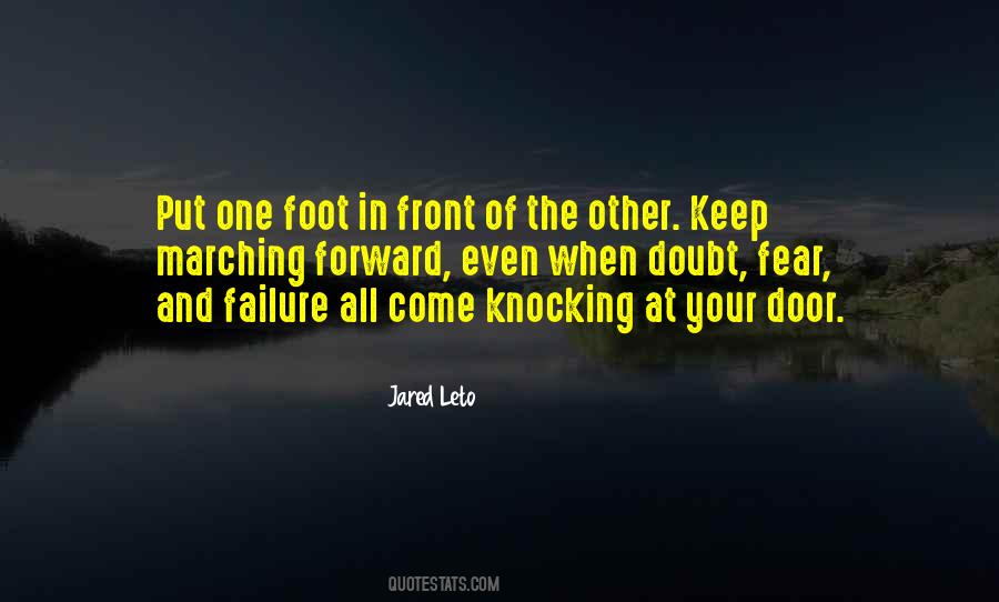 Quotes About One Foot In Front Of The Other #1021546