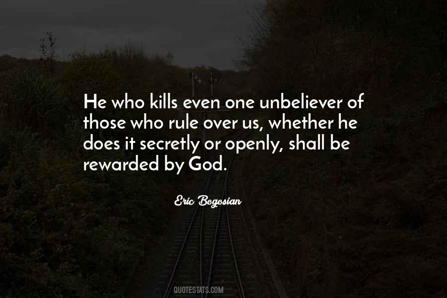 Quotes About Unbeliever #1354504