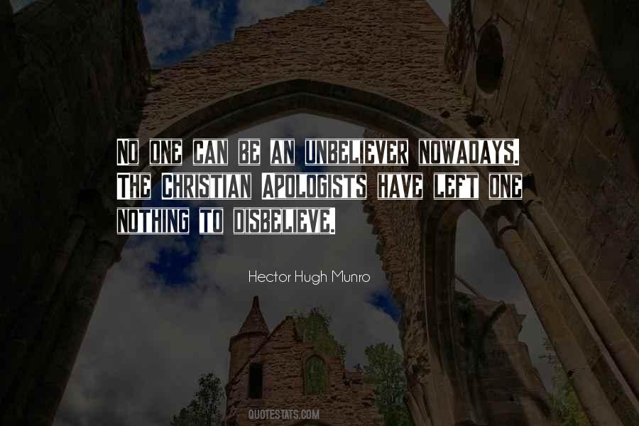 Quotes About Unbeliever #1694722