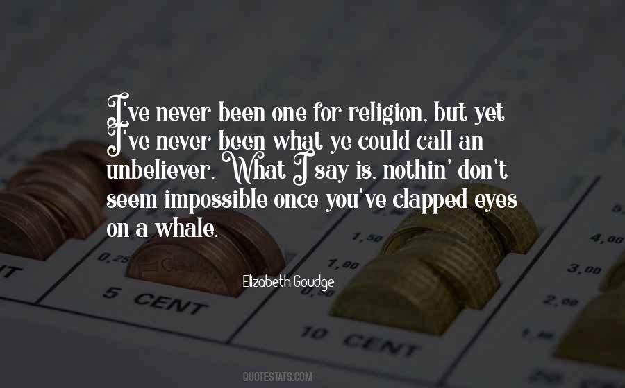 Quotes About Unbeliever #331170