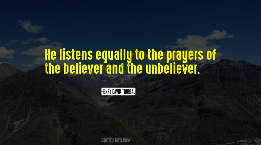 Quotes About Unbeliever #918087