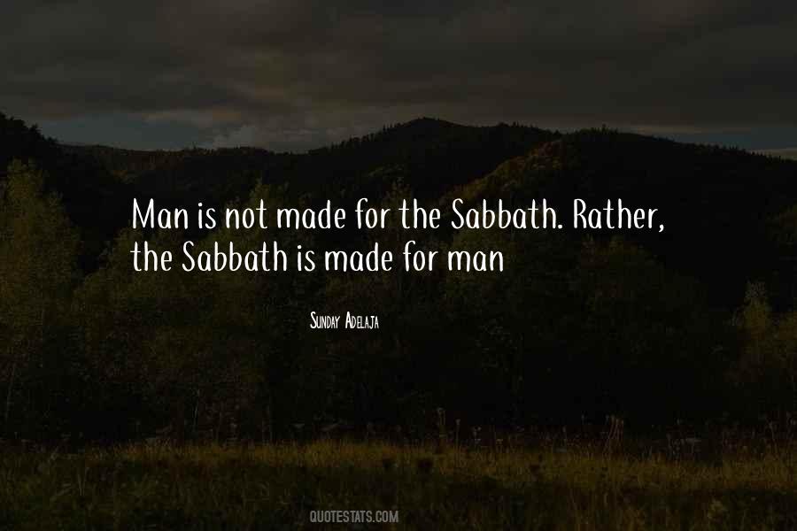 Sabbath's Quotes #390478