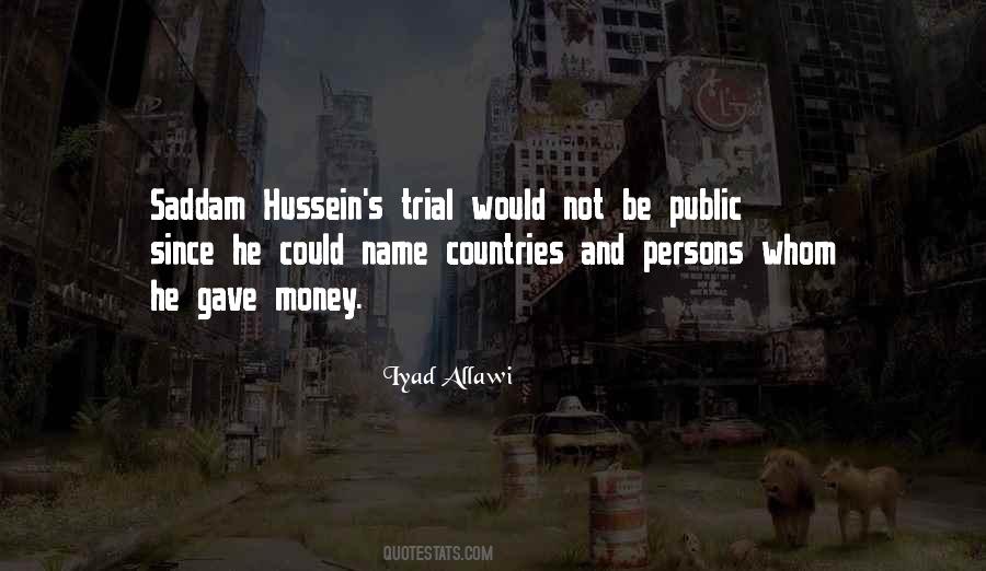 Saddam's Quotes #1082685