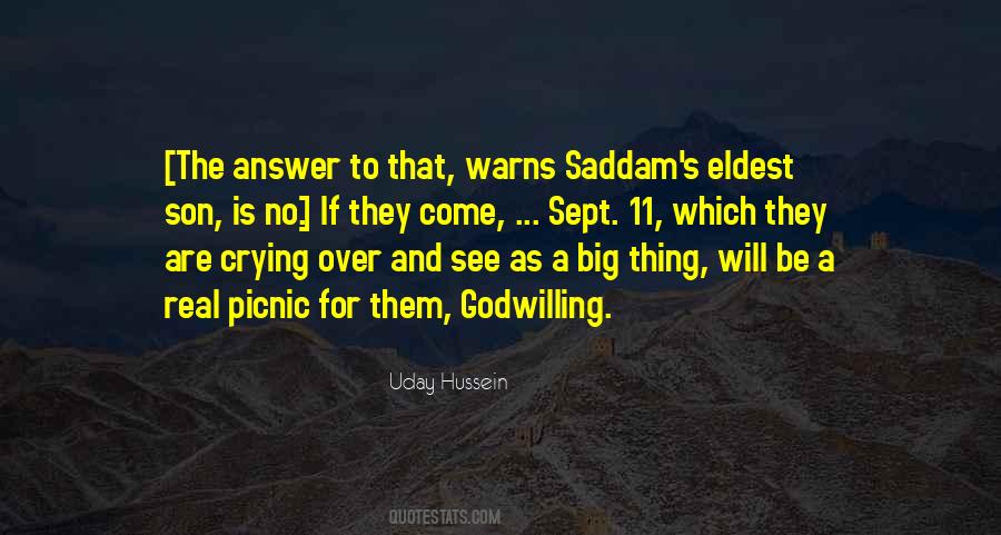 Saddam's Quotes #1706516