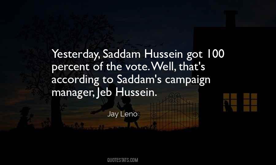 Saddam's Quotes #239879