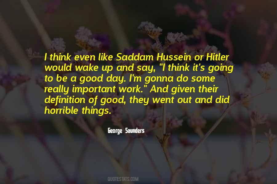 Saddam's Quotes #945268