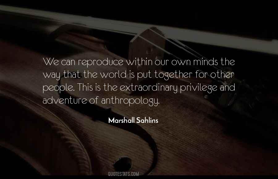 Sahlins Quotes #456096
