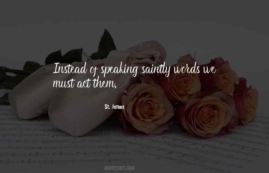 Saintly Quotes #1040394