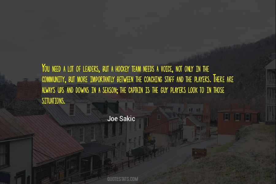 Sakic Quotes #1216676