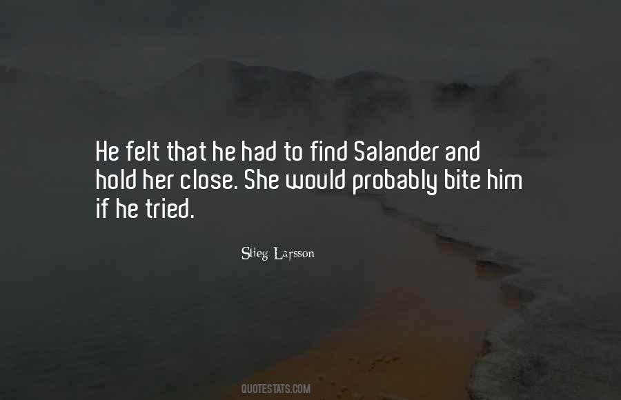 Salander's Quotes #982409