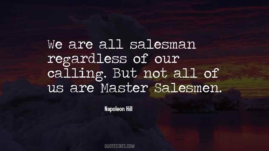 Salesman's Quotes #395521