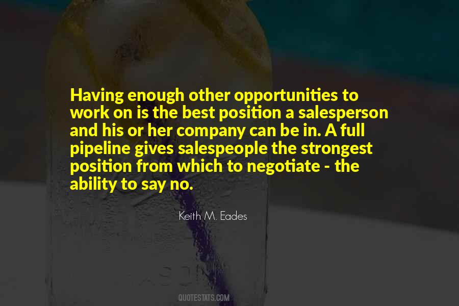 Salespeople's Quotes #948657