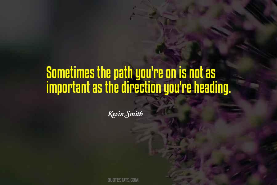 Quotes About Heading #1160513