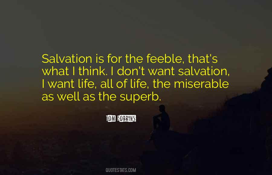 Salvation's Quotes #489166
