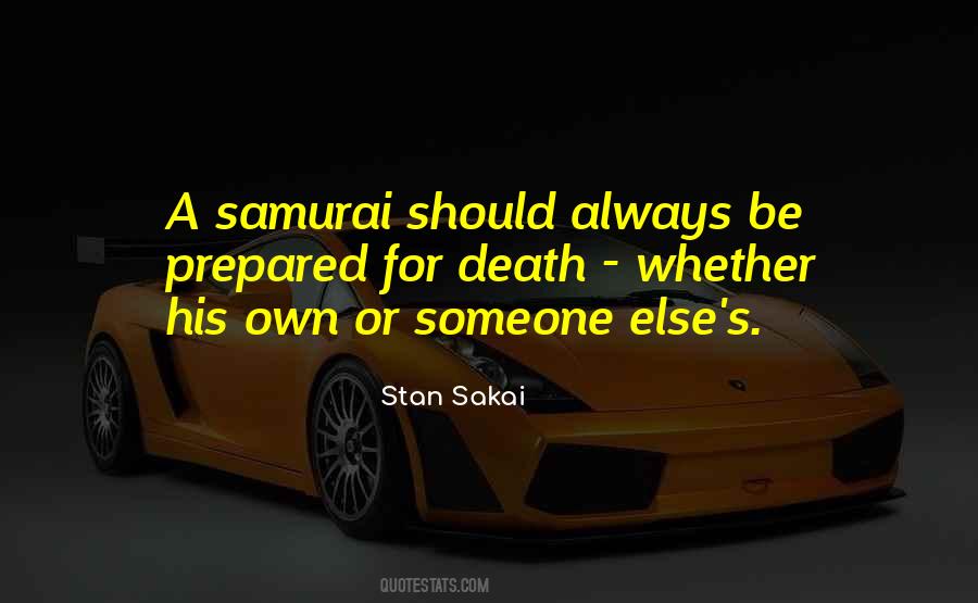Samurai's Quotes #1325256