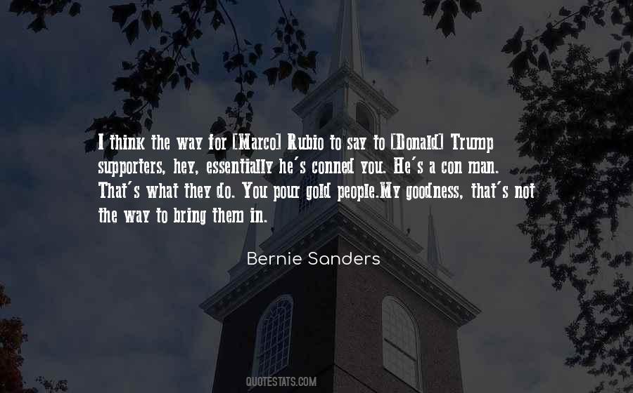 Sanders's Quotes #700769