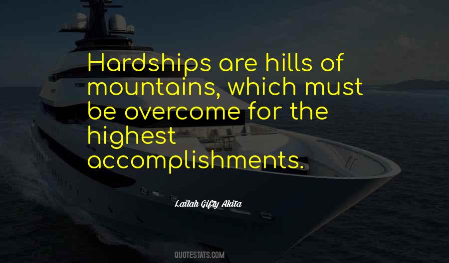 Quotes About Hardships #1262072