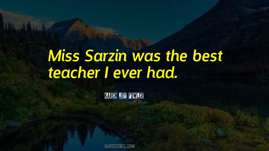 Sarzin Quotes #267796