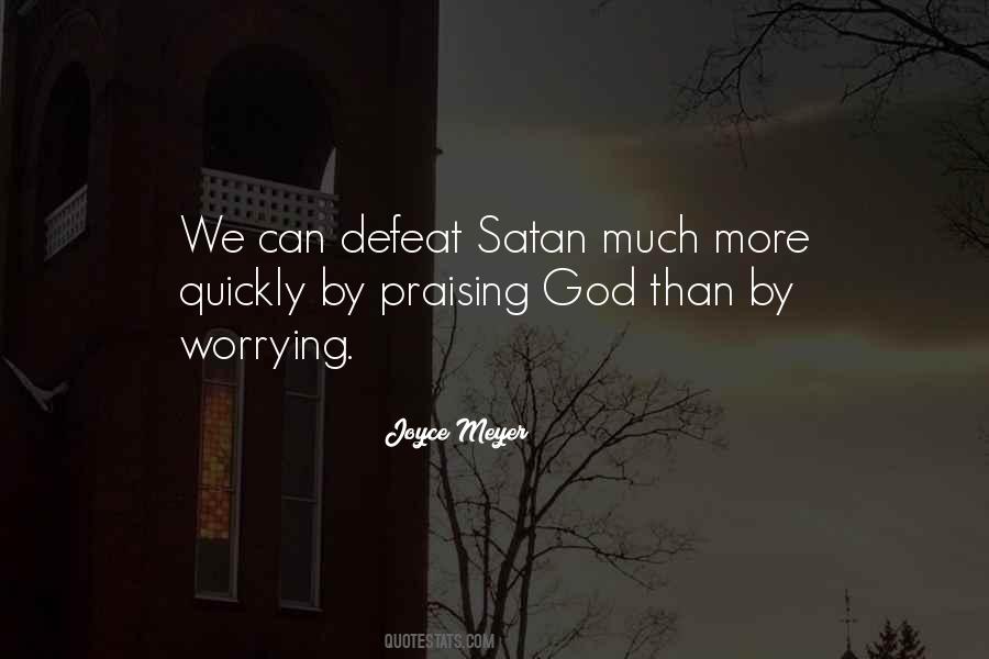 Satan'll Quotes #37749