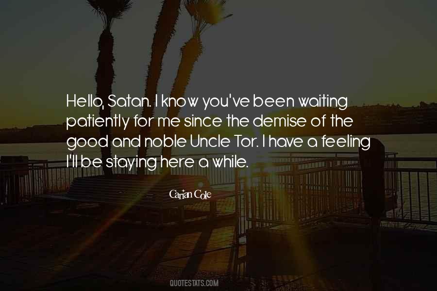 Satan'll Quotes #766499