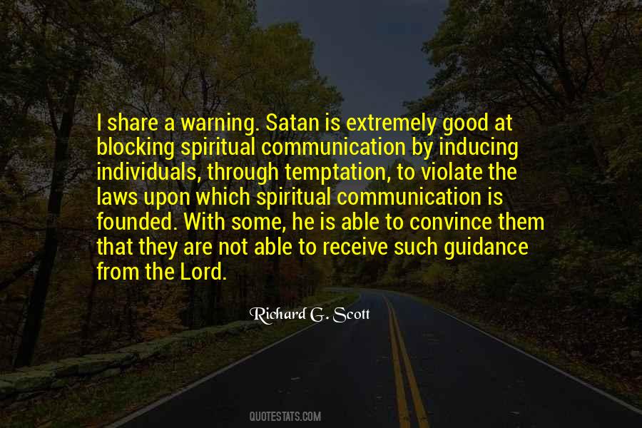 Satan'll Quotes #85480