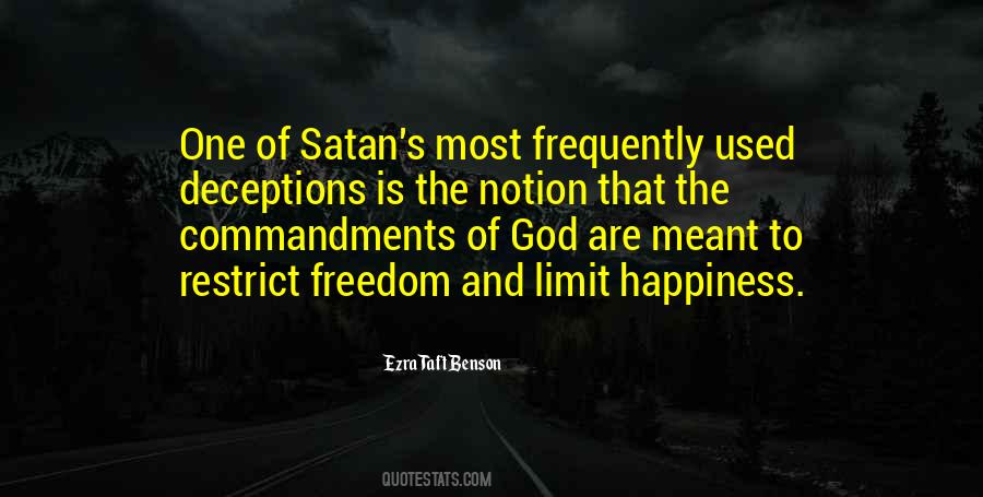 Satan's Quotes #372861