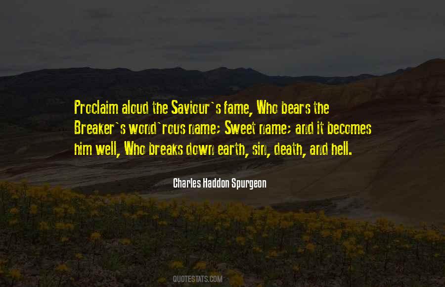 Saviour's Quotes #1710060