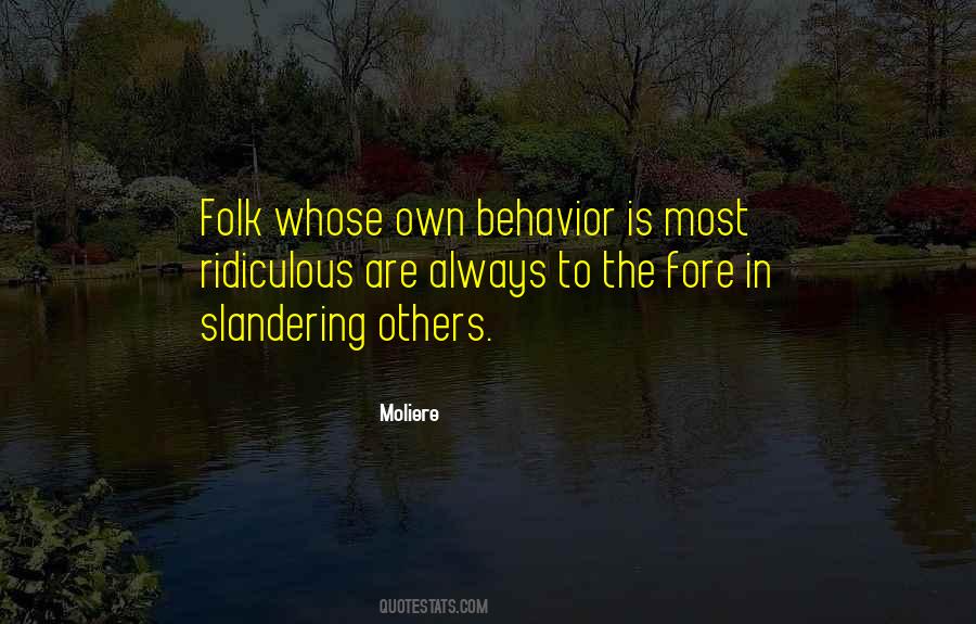 Quotes About Slandering #1609919