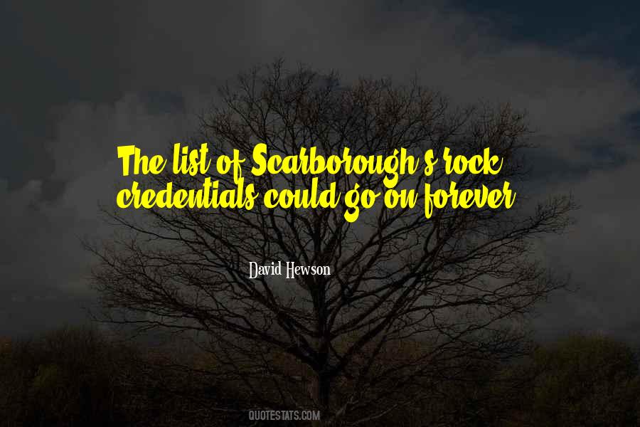 Scarborough Quotes #1462026