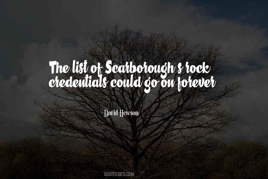 Scarborough's Quotes #1462026