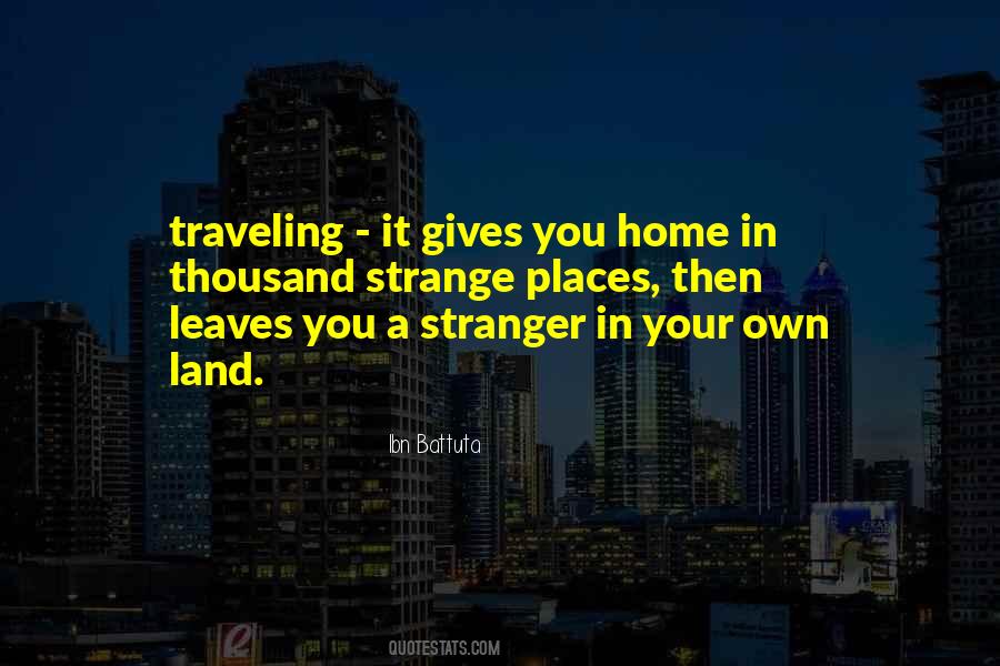 Quotes About Traveling Home #1047964
