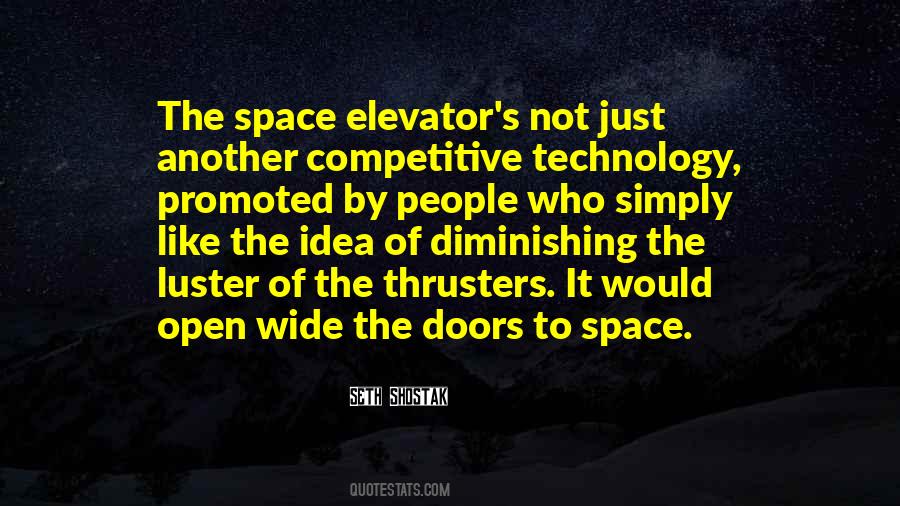 Quotes About Space Technology #1041506