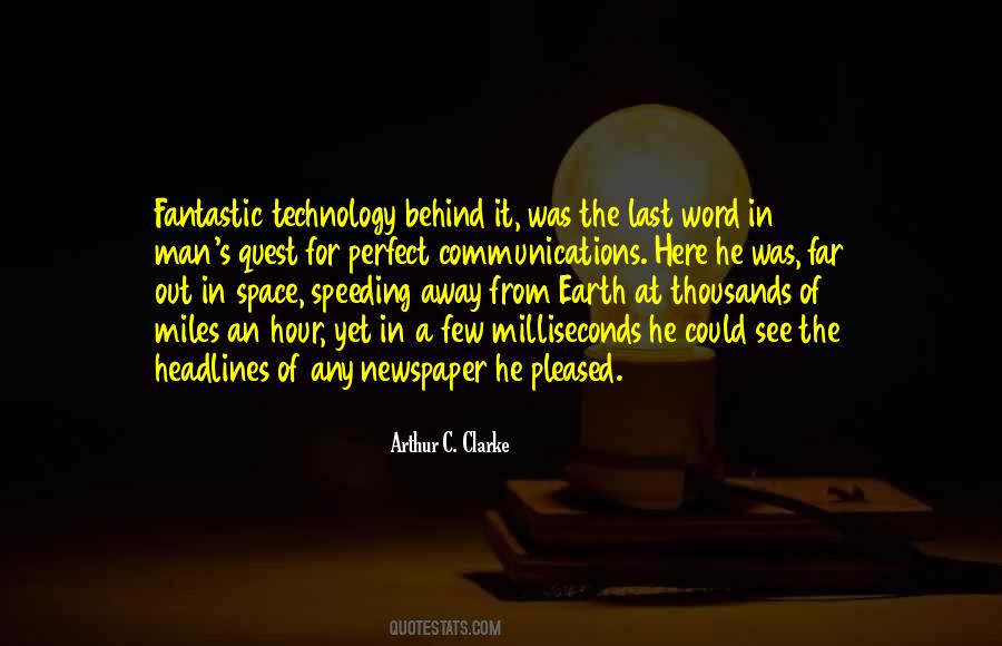 Quotes About Space Technology #1789542