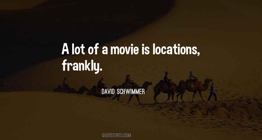Schwimmer Quotes #1325934
