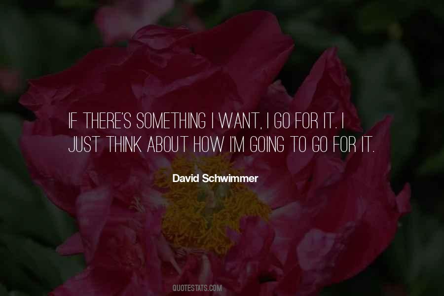 Schwimmer Quotes #146186
