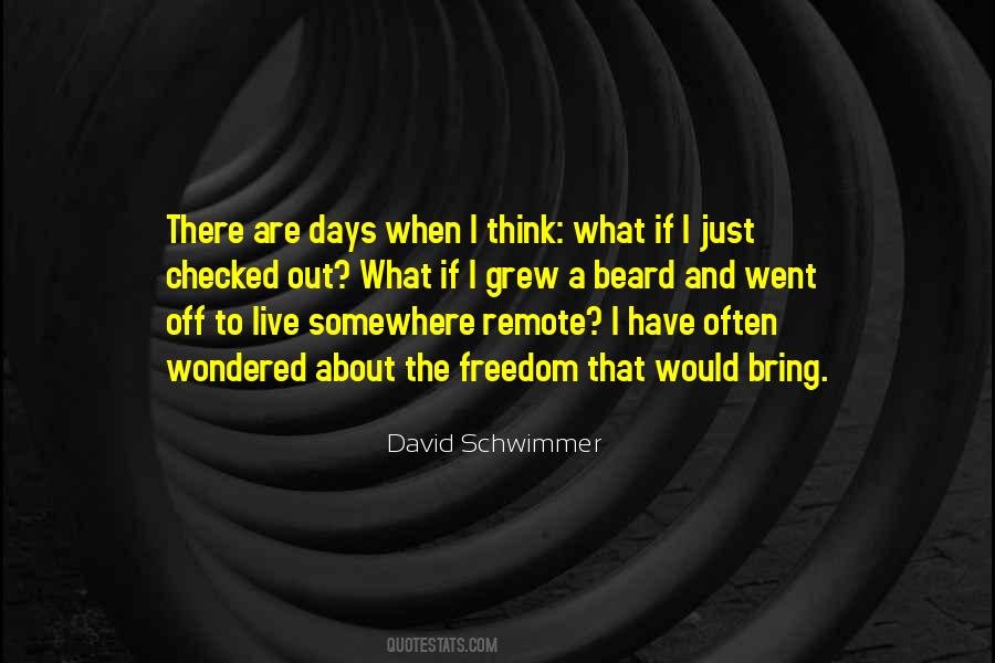 Schwimmer Quotes #332171