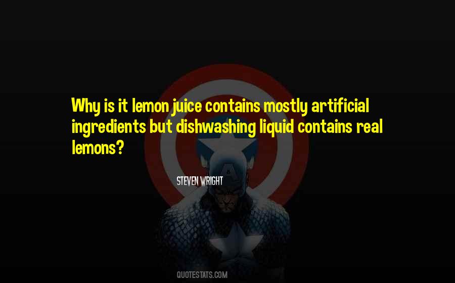 Quotes About Lemon Juice #647931