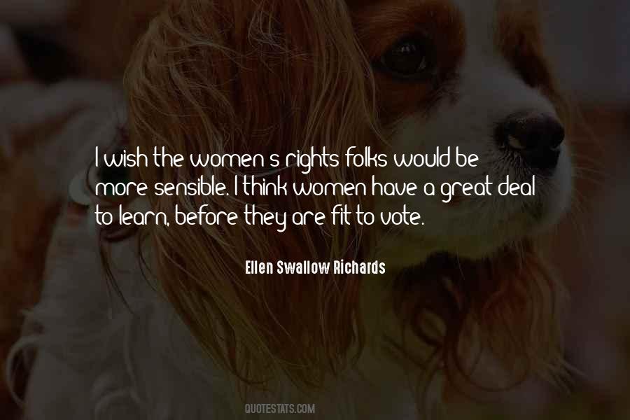 Quotes About Women's Rights #108788